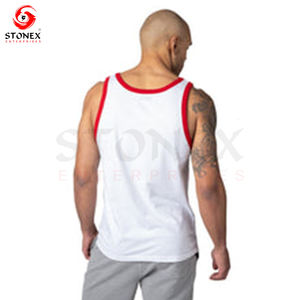 Débardeurs en coton pour hommes Muscle Gym Running Stringer Débardeurs de musculation Fitness Débardeurs pour hommes - Product Image 5