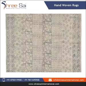 Alfombra de tejido plano de algodón Premium para hoteles, salas de estar, apartamentos modernos, alfombra reversible Dhurrie hecha a mano a precio mayorista - Product Image 4