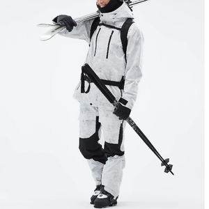 Combinaison de ski d'hiver professionnelle pour snowboard unisexe et sports de neige en plein air imperméable grande taille - Product Image 1