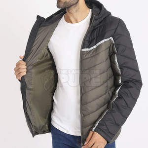 Chaqueta de Invierno Acolchada para Hombre con Diseño de Logotipo Personalizado, Manga Larga, Último Estilo, Chaqueta de Invierno Acolchada para Hombre Hecha a Medida - Product Image 2