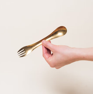 Cuchara de tenedor de latón Producto exigente personalizado de alta calidad para fiesta Cuchara de tenedor de latón de tamaño personalizado - Product Image 3