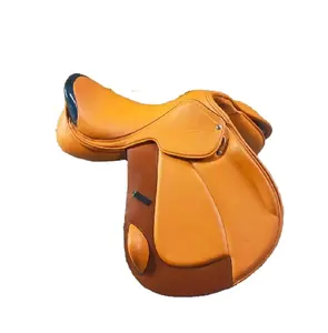 印度木制皮革软鞍座制造商印度彩色棕褐色运动娱乐英国赛马产品
