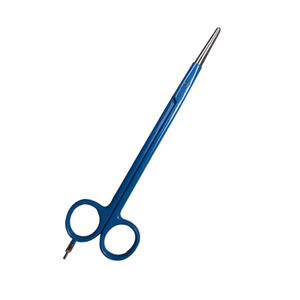 Ciseaux de pansement électriques bipolaires chirurgicaux professionnels ciseaux d'hôpital chirurgicaux à lame incurvée avec broche électrique unique - Product Image 2