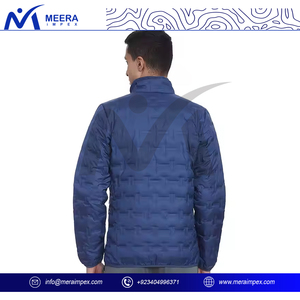 Men's Lightweight Winter Puffer Jacket - Windproof, Waterproof, Warm Quilted Down <b>Coat</b> with Hood for Outdoor Sports and <b>Travel</b> - Product Image 3