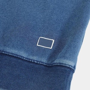 Sweat-shirt à col rond surdimensionné pour homme, couleur unie, 100% coton, molleton français, pull décontracté pour l'hiver - Product Image 5