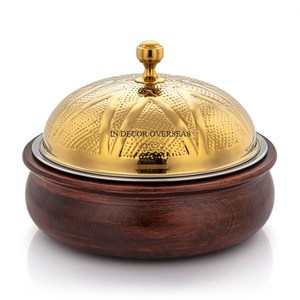 Cazuelas pulidas brillantes de plata fundida de aluminio de diseño elegante único, utensilios de cocina para el hogar y el Hotel, suministros de utensilios de cocina de la India - Product Image 6