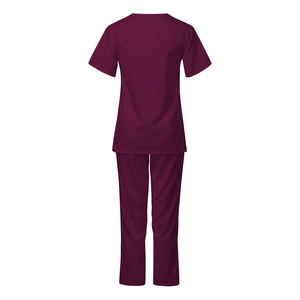 ชุดสครับสำหรับโรงพยาบาลสองชิ้นชุดพยาบาลชุดสแปนเด็กซ์ขนาดพิเศษ - Product Image 6