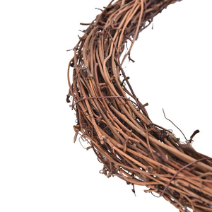 Bague couronne d'herbe séchée écologique pour arrangement floral bricolage et décoration de vacances - Product Image 6