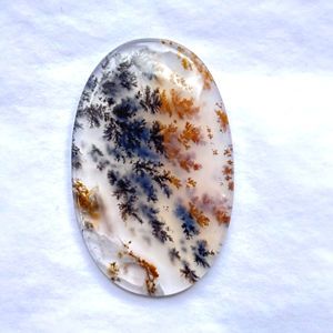 Cabujón de ágata dendrítica de grado AAA, ágata dendrítica Natural 100%, piedras preciosas de forma mixta de todos los tamaños para accesorios de joyería, piedra - Product Image 3