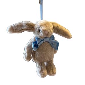 Nouveau Pendentif Chien Saucisse JC en Peluche Ultra Douce Rembourrée de Coton PP, Forme Nœud Papillon, Cadeau de Noël Unisexe, Fabriqué aux États-Unis - Product Image 1