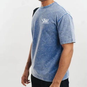 เสื้อยืดแขนสั้นสำหรับผู้ชายเสื้อยืดซักและตากแดดสำหรับฤดูร้อนเสื้อยืดพิมพ์ลายทรงหลวมผ้าคอตตอน100% สั่งติดฉลากส่วนตัว - Product Image 3