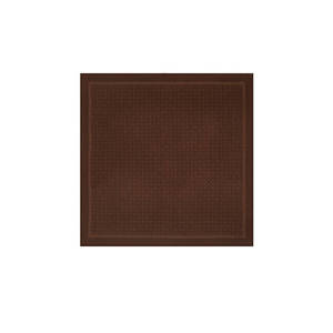 Foulard en soie à carreaux vintage - Design personnalisé marron carré - Product Image 1