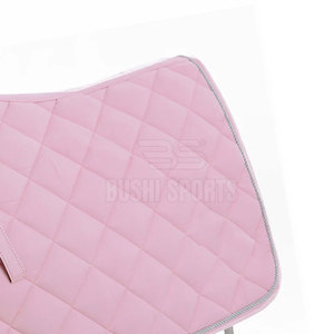 Tapis de selle pour cheval en tissu mélangé de coton respirant, rembourrage matelassé et design ergonomique confortable - Product Image 6