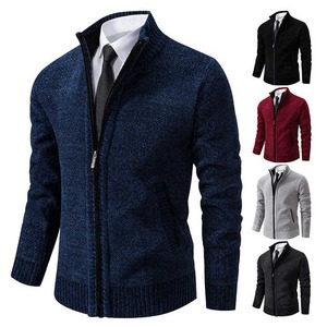 Chaqueta de lana recubierta Dovfanny, nuevo suéter caliente para hombre, abrigo de algodón, suéter de punto de alta calidad, suéter personalizado, suéter informal Oem - Product Image 1
