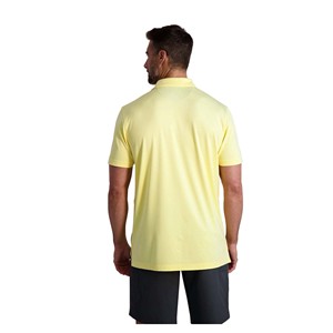 เสื้อโปโลผู้ชายผ้าฝ้ายสีพื้นพิมพ์ลายแบบกำหนดเอง - Product Image 2