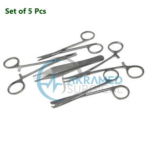 ชุดเครื่องมือเย็บแผลสแตนเลสคุณภาพสูง ใช้งานซ้ำได้ น้ำหนักเบา สำหรับการผ่าตัดทั่วไป ผลิตในประเทศปากีสถาน - Product Image 3