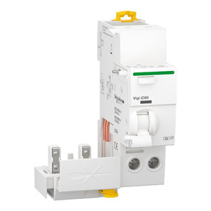 Per SCHNEIDER ELECTRIC A9Q22225 Vigi IC60 2P 25A 100mA Tipo A Interruttore Automatico Miniaturizzato Blocco Aggiuntivo Differenziale - Product Image 1