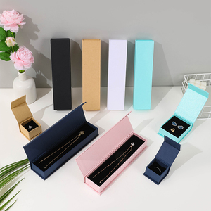 Bìa Vòng Vòng Cổ Bông Tai Đồ Trang Sức Quà Tặng Bao Bì Hộp Biểu Tượng Tùy Chỉnh Từ Hình Chữ Nhật Vuông Hộp Đồ Trang Sức Tổ Chức - Product Image 4