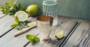 KOI ถ้วยทองเหลืองดีไซน์เนอร์12ออนซ์ถ้วยมิ้นท์เป็นมิตรต่อสิ่งแวดล้อมงานแต่งงาน - Product Image 2