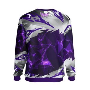Sweat à capuche épais et surdimensionné à double fermeture éclair Sweat-shirt à épaules tombantes Puff Terry Loose Solid Printed - Product Image 2
