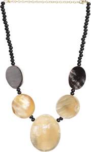 Collar de cuerno pulido natural 100% hecho a mano para mujer, tamaño personalizado, mejor regalo de venta hecho a mano de la naturaleza - Product Image 3