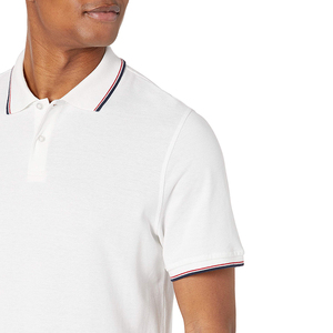 เสื้อโปโลสำหรับผู้ชายเสื้อ240 GSM ดีไซน์แบบคลาสสิกดีไซน์โลโก้ตามสั่ง - Product Image 4