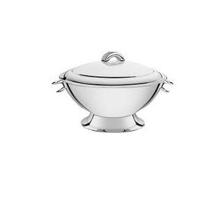 Sopera de Acero Inoxidable con Acabado Brillante, Diseño Moderno, Calentador de Alimentos Metálico Pulido para Servicios de Catering de Sopa Europea - Product Image 2