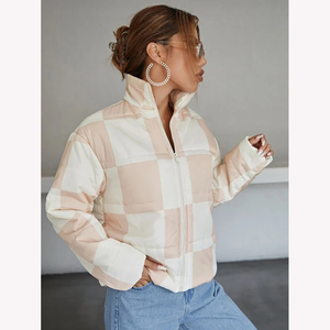 Customized Made Design Women's Puffer <b>Jacket</b> Winter Warm Lightweight Solid Color Women's Bubble <b>Jacket</b> - Product Image 5