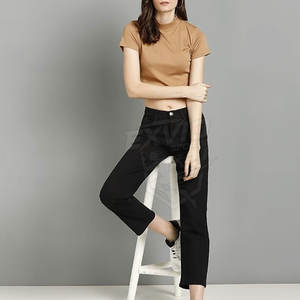 Pantalones Vaqueros de Moda para Mujer, Corte Ajustado, Tela Cómoda, Pantalones Vaqueros Casuales para Mujer - Product Image 4