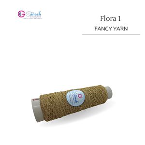 Collection de fils fantaisie biologiques Flora 1 de qualité supérieure doux et durables pour le tricot et le crochet - Product Image 2