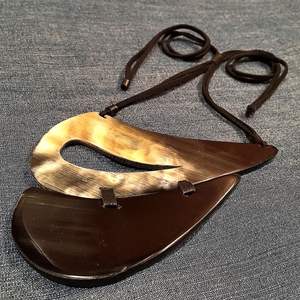 Recién llegado, collar de hueso para mujeres y niñas, cuerno de buey de búfalo de hueso en estilo Animal de moda, cuentas de diseño Natural para regalos de boda - Product Image 6