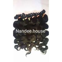 Cheveux indiens bruts ondulés 30 pouces, provenant d'un seul donneur, non traités, en vrac pour tissage
