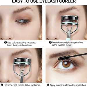 Mini recourbe-cils en acier inoxydable, boucles lisses, finition constante, conçu pour une utilisation sûre et douce, professionnel - Product Image 5