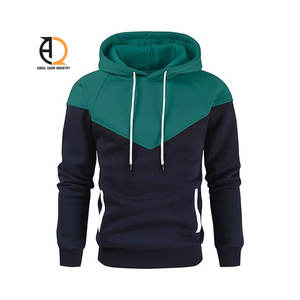 Sweat à capuche à manches longues en coton brodé et imprimé de haute qualité pour hommes - Product Image 4