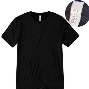 T-shirts Premium à Manches Courtes Coupe Slim Mélange Polyester/Coton 100% Coton Bella Canvas Personnalisable - Product Image 4