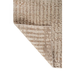 Alfombra Clásica de Lana Color Marfil Uvenuti, Anudada a Mano con Patrón Abstracto para Decoración de Sala de Estar, Tamaño Grande - AIWT-3036(CS-01) - Product Image 5