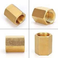 Douille hexagonale en laiton personnalisable avec finition isolée Support OEM