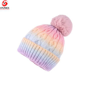 Nouveaux bonnets en tricot en peluche d'hiver tendance, logo personnalisé, vente chaude, chaud, voyage, plage, hommes, 100% acrylique - Product Image 6