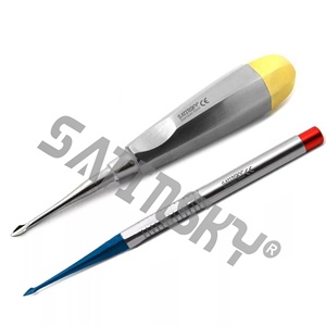 PDL Elevador en Forma de Flecha Dental Luxating Serrado Pala Luxación Autoclavable Quirúrgico Dental Veterinario Herramientas de Mano - Product Image 1