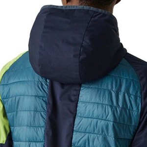 Chaqueta Híbrida de Invierno para Hombre, Estilo Urbano, con Cierre, Ajustada, Ligera, Acolchada, con Cuello Alto y Resistente al Viento - Product Image 5