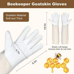 Traje Profesional de Apicultura, Traje Completo para Apicultor, Chaqueta de Apicultura con Guantes y Capucha Ventilada, Sombrero de Apicultor - Product Image 5