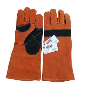 Guantes de Soldadura de Cuero con Protección Reforzada en Palma y Nudillos, Resistentes al Calor, a Cortes, Antideslizantes y Anti-Impactos, con Forro de Algodón Suave - Product Image 3
