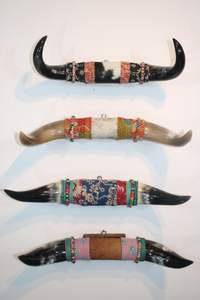 Décor mural élégant en corne de vache nautique Love Accessoires de maison de luxe Poli Taille personnalisée Monté - Product Image 4