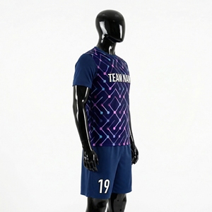 Conjunto de Uniforme de Fútbol Sublimado Personalizado, Secado Rápido, Transpirable, Nombre del Equipo, Número, Logotipo, Fabricante OEM de Pakistán - Product Image 4