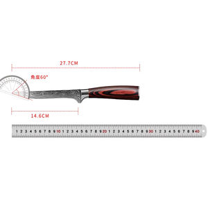 Cuchillo de Cocina Timhome, Nuevo, Personalizado, de 6 Pulgadas, Acero con Alto Contenido de Carbono, Mango de Madera Pakka, Ecológico, para Deshuesar - Product Image 3