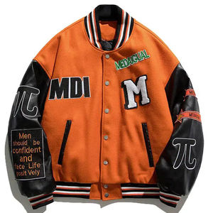 Veste de baseball en chenille brodée personnalisée pour homme, style streetwear d'hiver, veste universitaire pour homme - Product Image 2