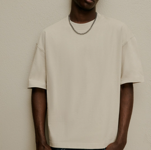 Camiseta extragrande de algodón 100% de primera calidad con Camiseta básica lisa suave para hombres y mujeres, ropa informal Unisex disponible a precio de fábrica - Product Image 2