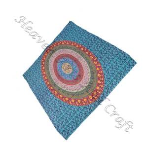 Tapiz de pared bohemio con Mandala, tapiz colgante de flores para la pared, decoración del hogar, de algodón - Product Image 5