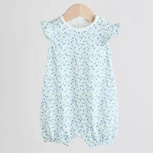 Mamelucos para niñas, cierre de botón a presión, ropa infantil transpirable orgánica suave de algodón, fabricante OEM, suministro al por mayor a granel - Product Image 3