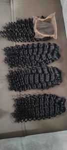 Prix de gros Cheveux naturels humains indiens bruts Non traités Pas cher Cheveux humains droits Extensions de cheveux humains - Product Image 4